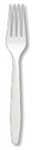 100 White Plastic Forks Plastic Cutlery Ideal for Parties Picnics etc
