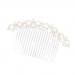Faux Pearl Rhinestones Bridal Hair Comb Slide Clip Hair Accessories