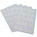 100Pcs Disposable Eyelash Glue Holder Pallet Easy Helpful Eyelash Extension Glue Pads