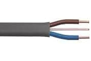 WEISI Various size and length twin and earth cables (2 Metre, 6mm)