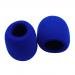 2pcs Funas Protectoras para Micr  fono Fundas de Espuma para Mic de Color Azul