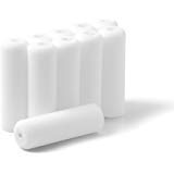 10 rulli in schiuma arrotondati su entrambi i lati, 11 cm, rulli per verniciatura, rulli colorati