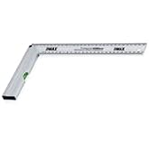 Al&uuml;minyum G&ouml;nye Profesyonel, 250mm, &Ouml;l&ccedil;&uuml;m Aracı,Al&uuml;minyum L G&ouml;nye Su Terazili Cetvel Kaynak Kaynak&ccedil;ı Marangoz G&ouml;nyesi 250 mm