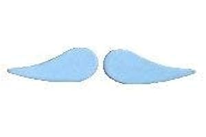 Rudolphs Schatzkiste Erzsatzteil Bart Nußknacker weiß 2tlg. BxTxH= 2x0,1x0,8cm NEU Erzsatzteile Teile Zubehörteile Räuchermann Nußknacker Pyramide Holz Seiffen Erzgebirge Holz Dekoration Weihnachten