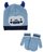Polar Wear Baby Boys' "Chompy Monster" Beanie & Mittens Set - blue, one size