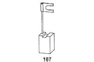 ASEIN Balais de charbon 0723 pour outils électroportatifs Peugeot & Stayer - 9x14x22 mm - Pour Peugeot Coupeuse/Scie 180MA, Peugeot Coupeuse/Scie 230MA, Stayer Coupeuse/Scie 208