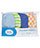Luvable Friends "Stripes & Solid" 4-Pack Scratch Mittens - blue, newborn