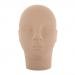 Closed Eyes Mannequin Training Head Aid for Eyelash Extension Makeup Practice Nude