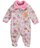Buster Brown Baby Girls' "Fluffy Fox" Footed Coverall - pink, 3 - 6 months
