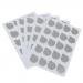 100Pcs Disposable Aluminum Foil Gasket Eyelash Glue Holders for Crystal Glue Rings