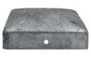 Galvaniserad pyramid fyrkantig stolpe hatt 12 x 12 cm
