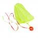 MagiDeal 65cm Tangle-Free Mini Parachute Sky Flying Kid Outdoor Toy Fluorescent Green
