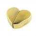 25ml Heart Shape Perfume Spray Bottle Atomizer Refillable Gift - Golden, 7*6.5cm
