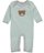 Rene Rofe Unisex Baby "Embroidered Bear" Coverall - mint, 3 - 6 months