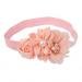 Baby Girl Flower Headband Hair Band Photography Headwear (Peach)