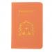 Protge-Passeport-Porte-organisateur-de-Cartes-en-PU-Cuir-Accessoires-de-Voyage-Orange
