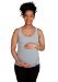 High Support Pregnancy Exercise Top, Dove Grey