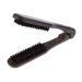 B Blesiya Soft Handle Hair Straightener Brush V Shape Hair Comb Folding Hair Straightening Hairbrush
