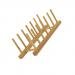6-Gitter-Kche-Bambus-Halter-Geschirrablageschale-Rack-Abtropfflche-Tellerstnder
