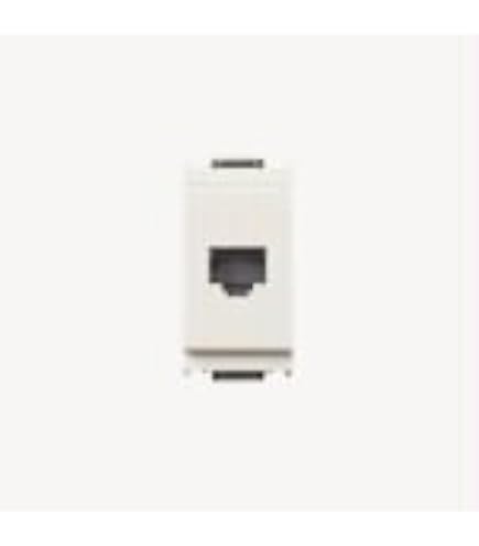 Vimar 16301 Presa Polarizzata 2P 6A 24V Grigio – Per Hi-Fi E Filodiffusione, Serie Idea