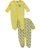 Baby Gear Baby Girls' "Bee-utiful!" 2-Pack Coveralls - yellow, 3 - 6 months