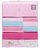 Luvable Friends Baby Girls' "Waffle Stripe" 3-Pack Coveralls - pink, 3 - 6 months