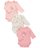 Bon Bebe Baby Girls' "Love You Deerly" 3-Pack Bodysuits - pink/multi, 0 - 3 months