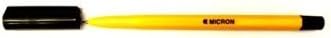 MICRON BALLPOINT PENS FINE BLACK BIROS. BOX OF 50