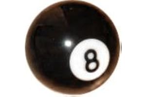 BCE Supapro - Bola de billar (5,1 cm), diseño de número 8