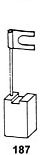 Kohlebürsten für STAYER B6 Bohrmaschine — 6x14x22mm — 2.4×5.5×8.7“ - 5