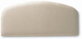 Lowell Kingsize (5ft) Headboard in Beige Faux Suede Fabric (Fast Delivery Headboard!)