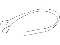 Rosenstein & Söhne Edelstahl Schaschlikdraht, 2er-Set - 3