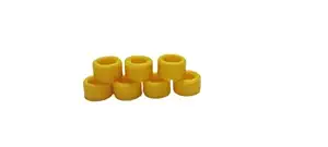 Wk India Pigeon Rings, Yellow Pigeon Rings 100 pcs per Pack, (Pack of 8)