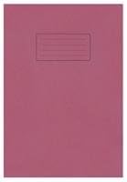 5 Silvine Red A4 School Exercise Books Ruled Feint EX107
