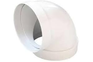 EDIL PLAST EDIL PAST serie CCR100B Curva a 90° FF in ABS bianca Ø 100 mm