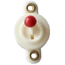 Kahlert Licht Puppenhauszubehör Laterne - Zinnfarben, Rot, Höhe 20 Mm, Mit Ersatzglühlampe
