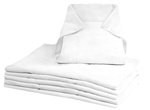 Kushies Organic Prefold Diapers - 6 Pack'
