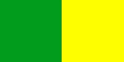 Green and Gold Irish County Flag 5ft x 3ft