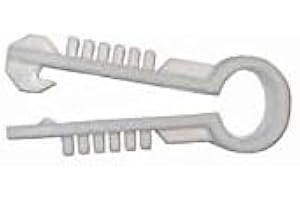 TDTPROFESIONAL Grapa Taco para Cable coaxial de 6mm en Color Blanca GT55BL