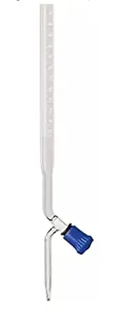 Tejas Borosilicate glass Burette 50ml Capacity Pack of 2 class B laboratory and science industrial