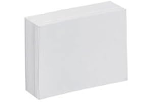 RPP Index Cards Post Record Card Revision Cards A6 Pack of 100, 160gsm Paper White