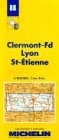 Image de Carte routière : Clermont-Ferrand - Lyon - St-Etienne, 88, 1/200000
