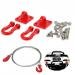 MagiDeal RC Raupentuch Haken + U0026 Stahl Schleppseil Für 1:10 RC Car Auto ‖ Rc Modellbau ‖ RC Ferngesteuerte Autos