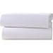 Cute baby 100% cotton cotbed fitted sheets in White x2