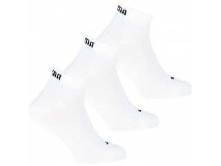 Puma Unisex Quarter Plain 3P, Chaussettes de Sport Homme, Blanc (White), 43/46 (Taille Fabricant: 043) (lot de 3)