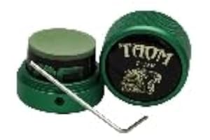 YEUEK TAOM Pool Chalk Holder Round Shaped Practical Tool Billiards Accessories Magnetic Mini Chalk Tip Case Container Round Box Billiards