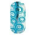 Preisvergleich Produktbild Minx Nail Armour - Silver and Turquoise Swirls