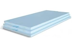 ITALFROM - Pannelli Isolanti Termici per Interni di Polistirene Estruso Sinterizzato (XPS) Pannelli Coibentati per Coperture, Tetto, Parete in Polistirolo (Pack da 5, 125x60x4 cm)