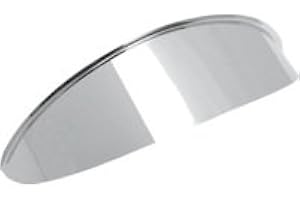 DRAG SPECIALTIES Plain Chrome Visor Peak for Motorcycle Headlight - 5.75" (146mm) Medium