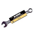robuster Ring-Maulschlüssel Ironside 112031 Ring-Maulschlüssel 17mm Chrom-Vanadium-Stahl